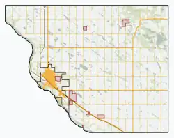 North Battleford is located in North Battleford No. 437