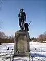 The Minute Man sculpture by Daniel Chester French was cast at Ames.
