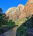 From northeast, with Virgin River