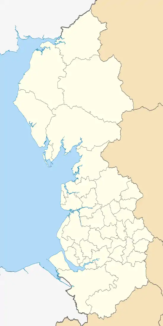 2022–23 Northern Premier League is located in North West of England