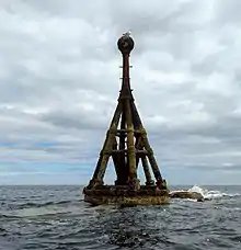 Image 2The North Carr Beacon at low tide; the unlit beacon was built between 1813 and 1821 by Robert Stevenson to warn shipping of the North Carr Reef near Fife NessCredit: Kathrinpassig