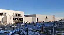 Construction of the Northvolt gigafactory in Skellefteå (2021)