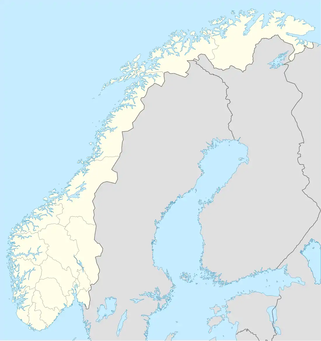 Extreme points of Norway is located in Norway