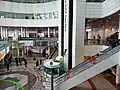 Terminal 2 interior escalator