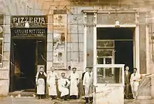 A pizzeria in Naples, Italy, circa 1910