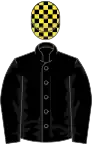 BLACK, BLACK and YELLOW check cap