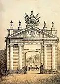 Gate of Maravillas, which gave access to the fortified Lima