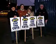 Image 53Public and Commercial Services Union members on strike in Manchester 2006.