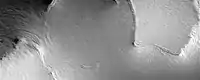 Chasma Borealis - Southern Abalos Colles Region, showing Abalos Colles mounds M4 and M5.