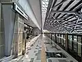 View of lower platform level.