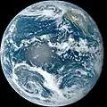 Image 80The Pacific Ocean, photograph taken from space by the GOES-18 spacecraft in September 2023 (from Pacific Ocean)
