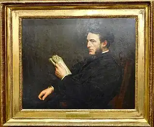 Painting of George Ridding, Headmaster of Winchester College,by Walter William Ouless