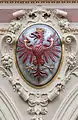 The coat of arms of the County of Tyrol in the Aula at the Palace of Justice in Vienna, 1880