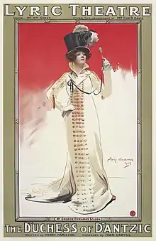 Image 102The Duchess of Dantzic poster, by Percy Anderson (restored by Adam Cuerden) (from Wikipedia:Featured pictures/Culture, entertainment, and lifestyle/Theatre)