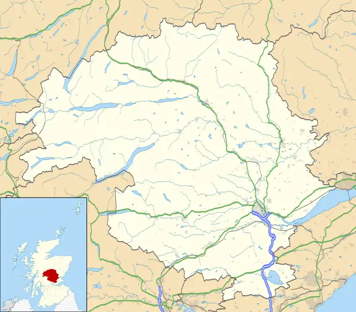 Meigle is located in Perth and Kinross
