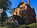 Becker's home on Delaware Avenue, in which he lived from 1886 until his death