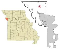 Location of Camden Point, Missouri
