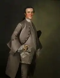 Portrait of Thomas Wentworth by Joseph Blackburn