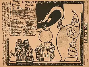 Image 9Programme for Ubu Roi, by Alfred Jarry (restored by Adam Cuerden) (from Wikipedia:Featured pictures/Culture, entertainment, and lifestyle/Theatre)