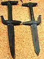 Gammadion hilt daggers