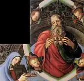 God the Father (112 x 75 cm.) and the Virgin Mary (51 x 41 cm.) (Museo di Capodimonte, Naples)