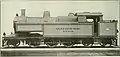 One of the first two locomotives, built in 1909 by Kitson & Co.