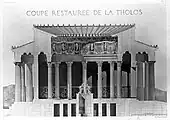 Another reconstruction of the Tholos of Epidauros.