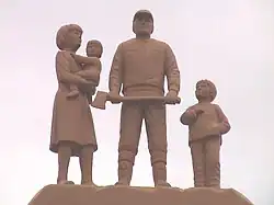 Image 20Detail of monument to the Reesor Siding Strike of 1963.