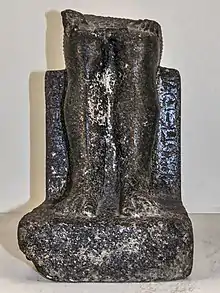 Sitting statue of Mershepsesre, now in Benevento