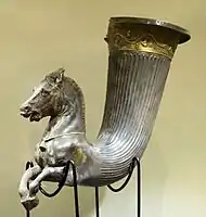 Greek silver rhyton for the Thracian market, end 4th century