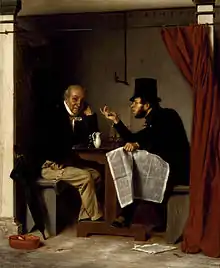 Politics in an Oyster House (1848), Collection of Walters Art Museum.