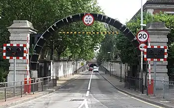 Image 14Southern approach to the Rotherhithe Tunnel that runs under the River Thames in east London between Rotherhithe and Limehouse.