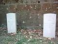 Graves of the members of Royal Scots, one of garrison battalions at Hong Kong before the Japanese invasion on Hong Kong, in Hong Kong Cemetery.
