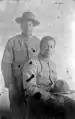 Augustus Aikens and friend in Cherry Lake