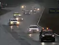 Correia driving the FIA WTCC safety car at the start of the 2010 FIA WTCC Race of Japan race 1.
