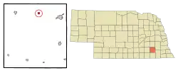 Location of Dorchester, Nebraska
