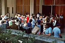 Image 1Convention crowd outside of Golden Hall in 1982 (from San Diego Comic-Con)