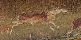 Image 50Eland, rock painting, Drakensberg, South Africa (from History of painting)
