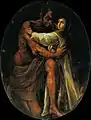 Saint Rose tempted by the devil