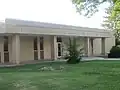 Science Building at Lubbock Christian University proclaims "In the Beginning God Created the Heaven and the Earth."