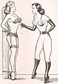 Image 24Nights of Horror, panel by Joe Shuster (public domain)