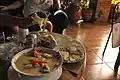 Image 9Some Nicaraguan cuisine: seafood soup, bread and beer