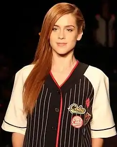 Sophia parading for Coca Cola Jeans