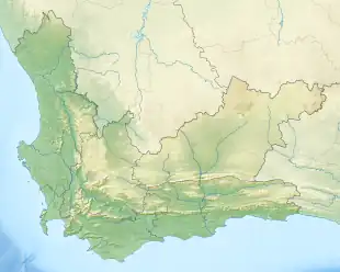 Oswego-Guardian–Texanita collision is located in Western Cape