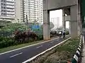 Southwest Dedicated Bicycle Highway, heading from Mid Valley Megamall.