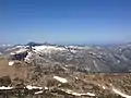 View from summit looking west to Heavenly Twins