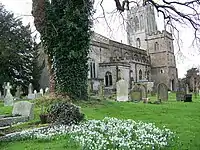 View from the east
