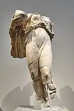 Statue of Nike in the Archaeological Museum of Athens.