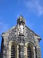 Statue of St Mary in tower