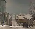 Andrus Johani  (1906–1941). Winter Landscape in Tartu. 1940. Canvas, oil.